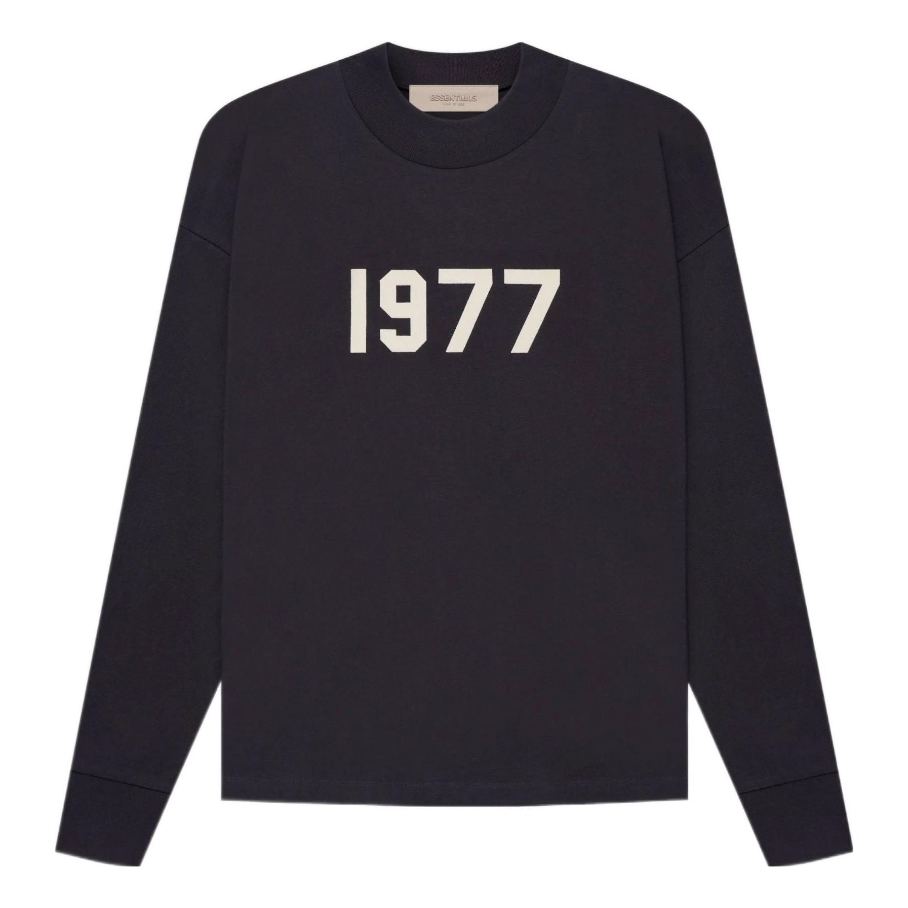 

Футболка Fear of God Essentials SS22 Long Sleeve T-Shirt 1977 'Iron' FOG-SS22-140, черный