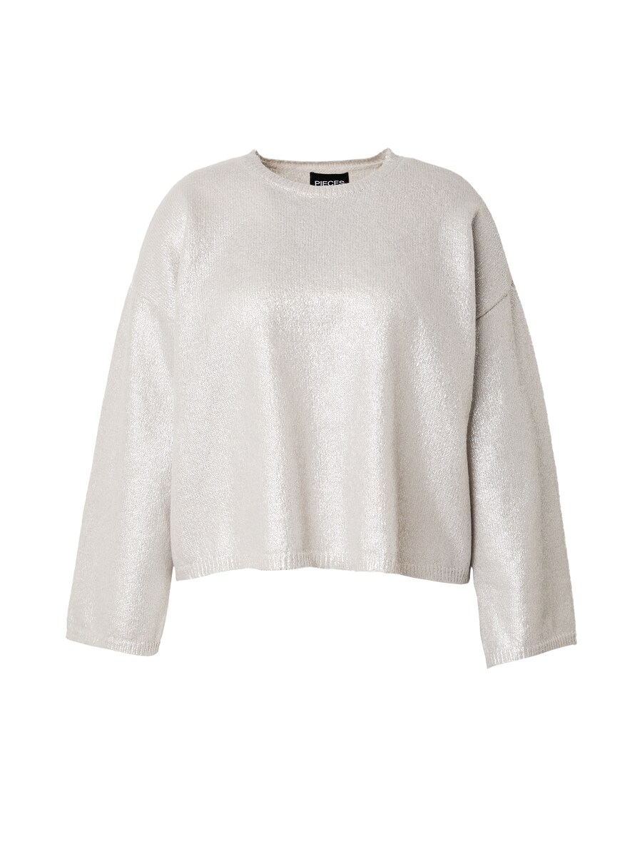 

Тонкий вязаный свитер PIECES Curve Sweater PCROI, цвет silver grey