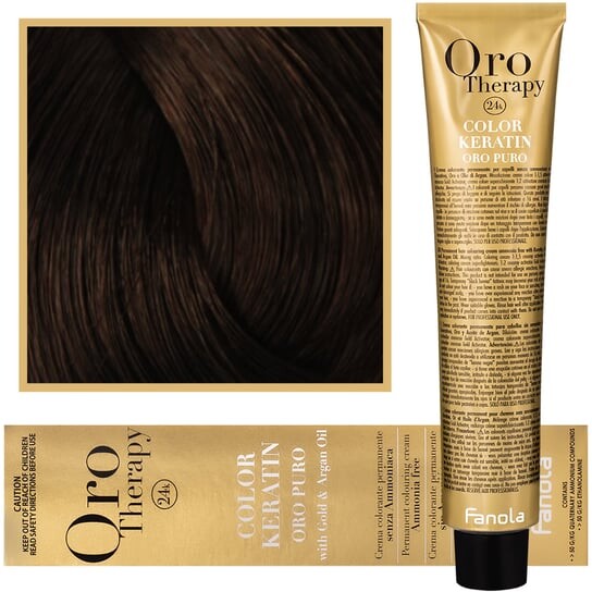 

Краска для волос, 100 мл Fanola, Oro Therapy, Color Keratin Oro Puro, 6.00