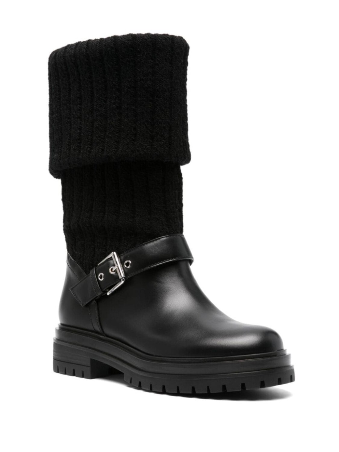 Gianvito Rossi сапоги с пряжкой, черный
