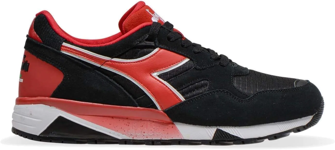 Полукроссовки унисекс Diadora Titan II, черный/темно-красный — фото 2