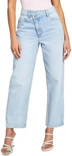 

Женские хлопковые укороченные джинсы с перекрестным кроем And Now This