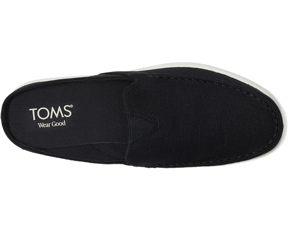 Лоферы TOMS Alonso Mule, Black Canvas — фото 2