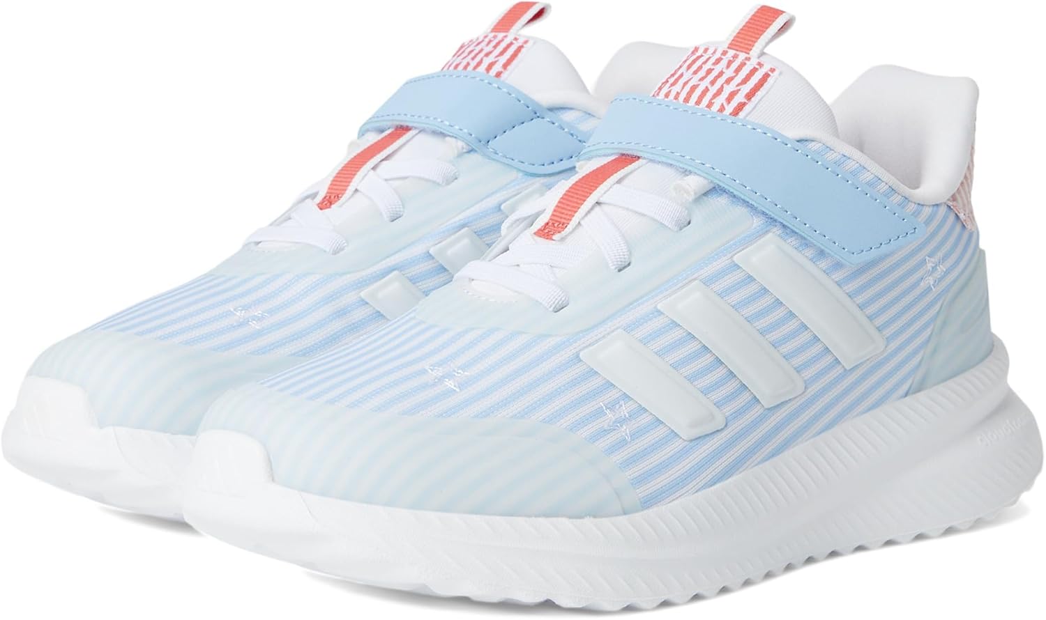 

Детские кроссовки Adidas Baby-Girls XPLR Path на эластичных шнурках, белый/синий/алый