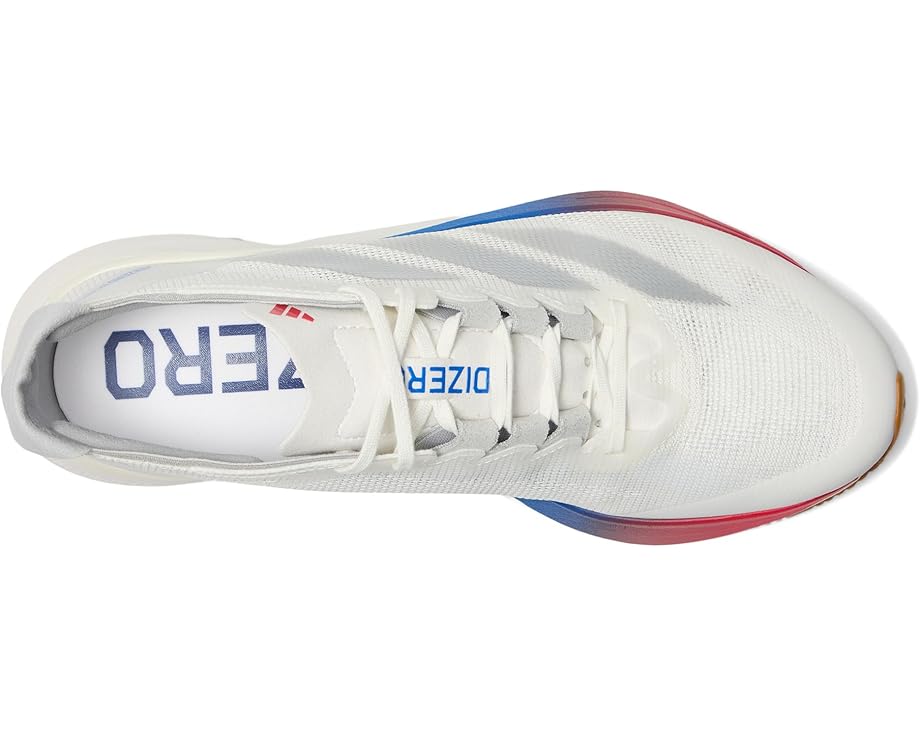 Кроссовки adidas Running adiZero Boston 12 Running Shoes, цвет White/Matte Silver/Pure Ruby — фото 2