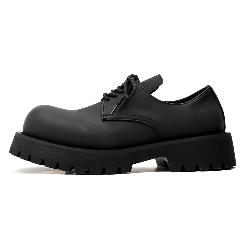 CHILANG Мужские повседневные туфли из микрофибровой кожи матовый black