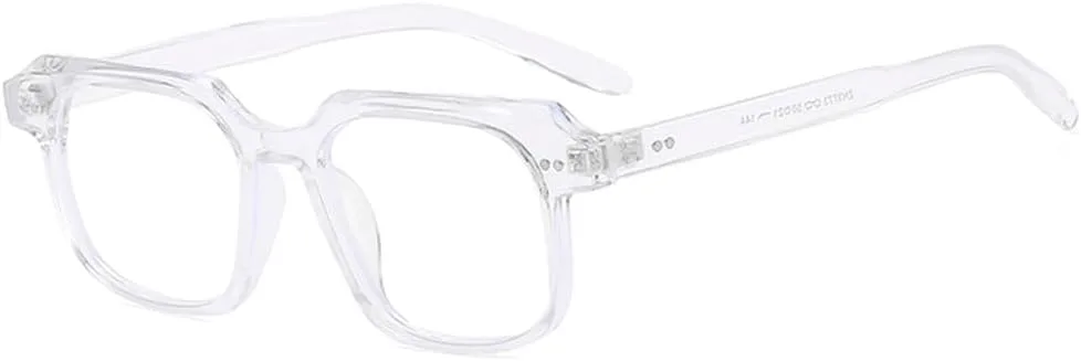 

Солнцезащитные очки LVTFCO в ретро-стиле с простой оправой, классические солнцезащитные очки с индивидуальным дизайном, женские солнцезащитные очки, Transparent Clear