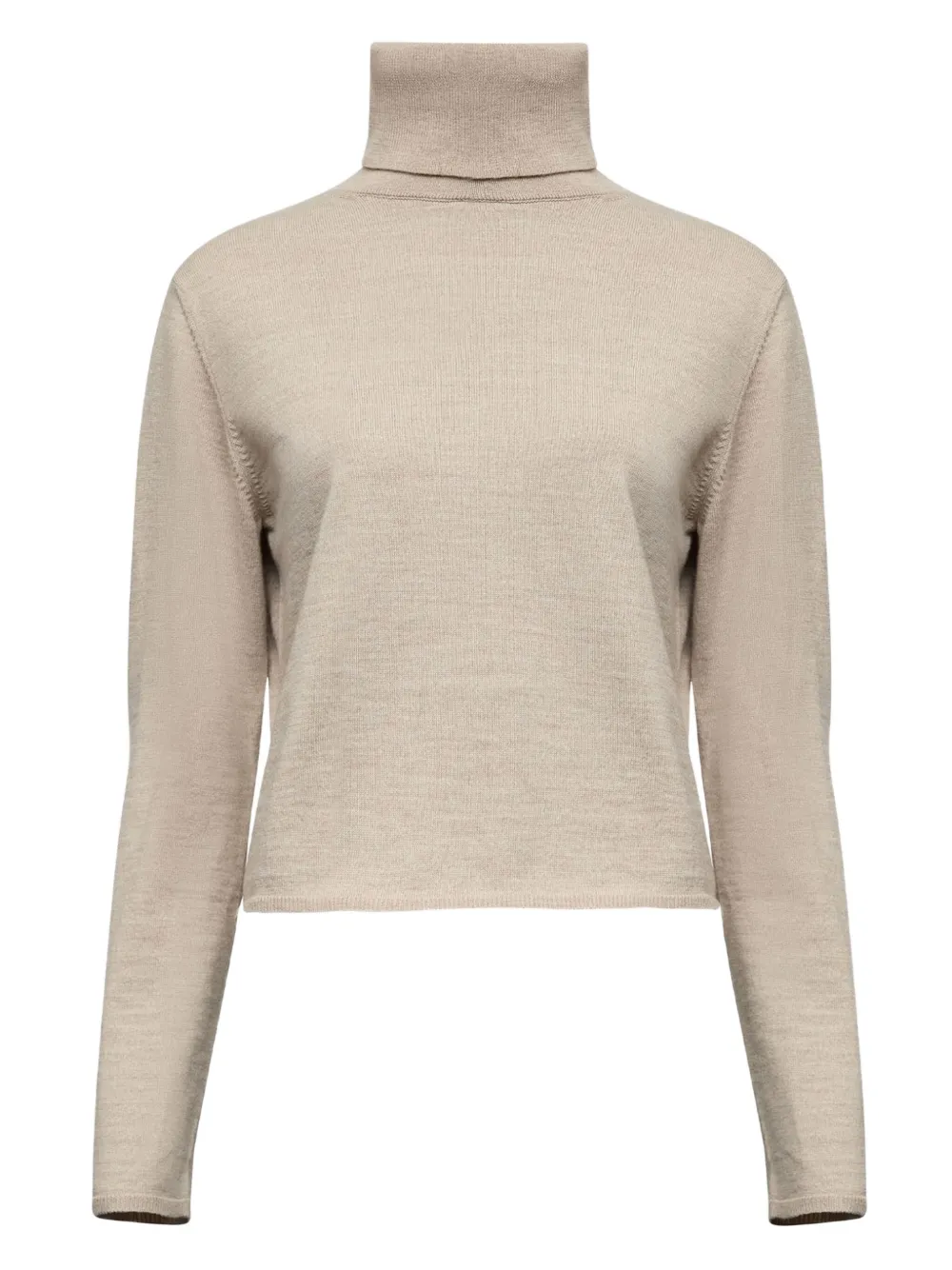 

Топ с высоким воротником и длинными рукавами MM6 Maison Margiela, нейтральный