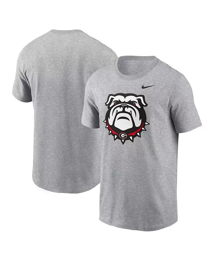 

Мужская серая футболка Georgia Bulldogs Primetime Evergreen с альтернативным логотипом Nike