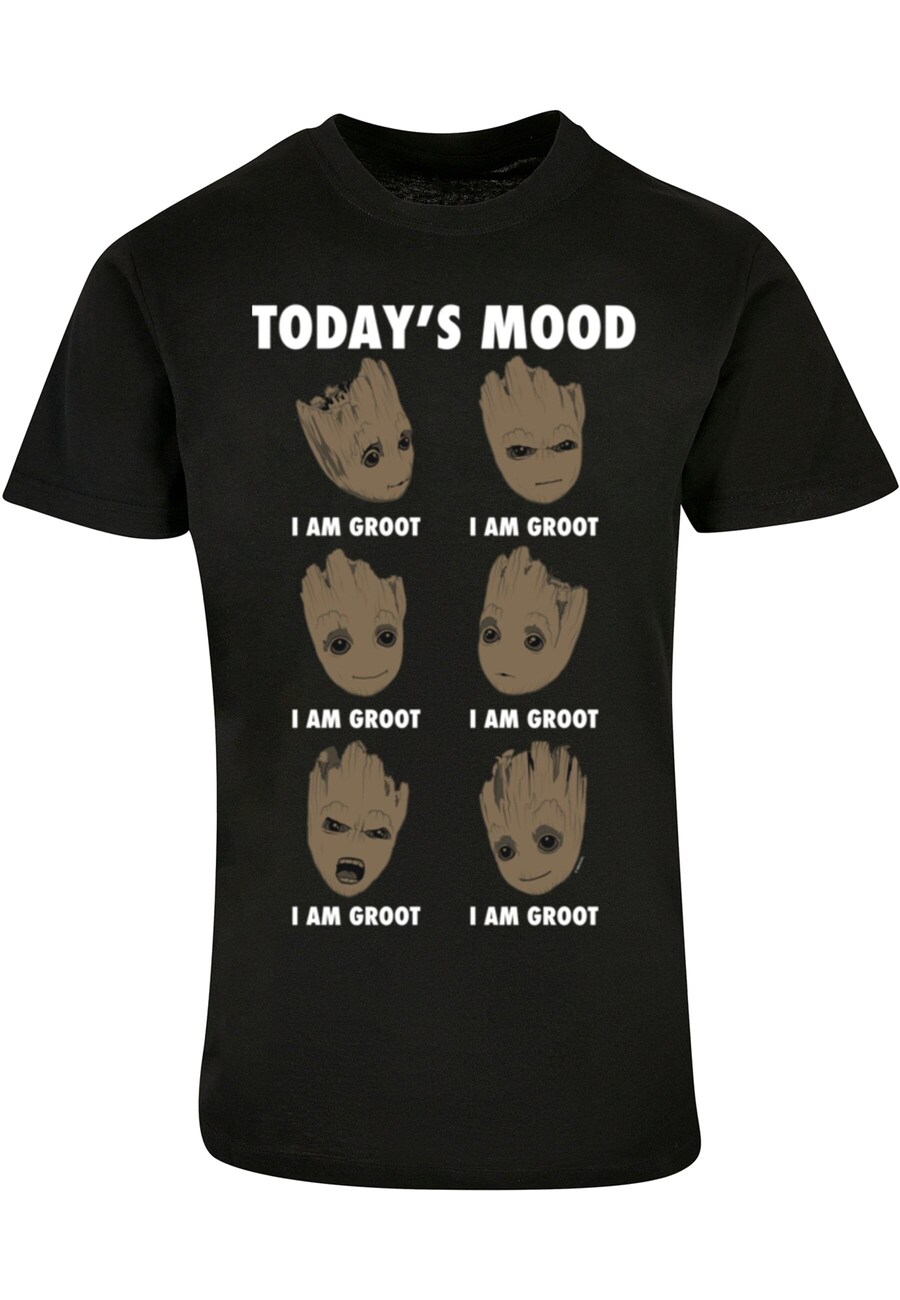 

Классическая футболка ABSOLUTE CULT Shirt Guardians Of The Galaxy Vol 2 - Groot Todays Mood, черный