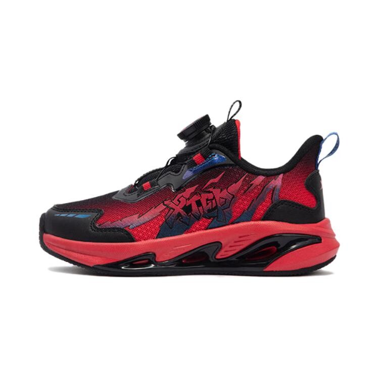 

Детские кроссовки PS Low-top Black/Champion Red Xtep, черный/красный