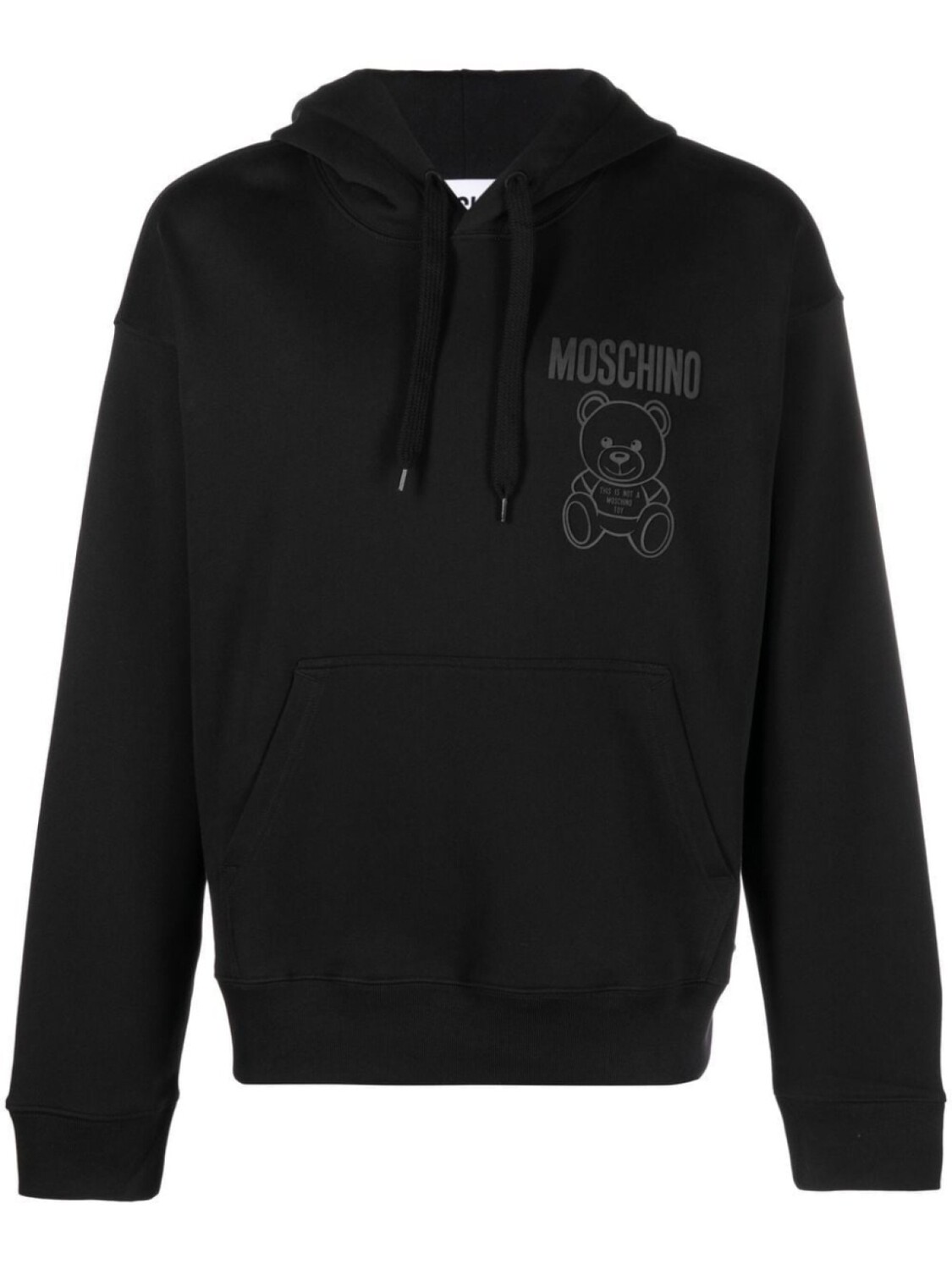 

Moschino худи с принтом, черный