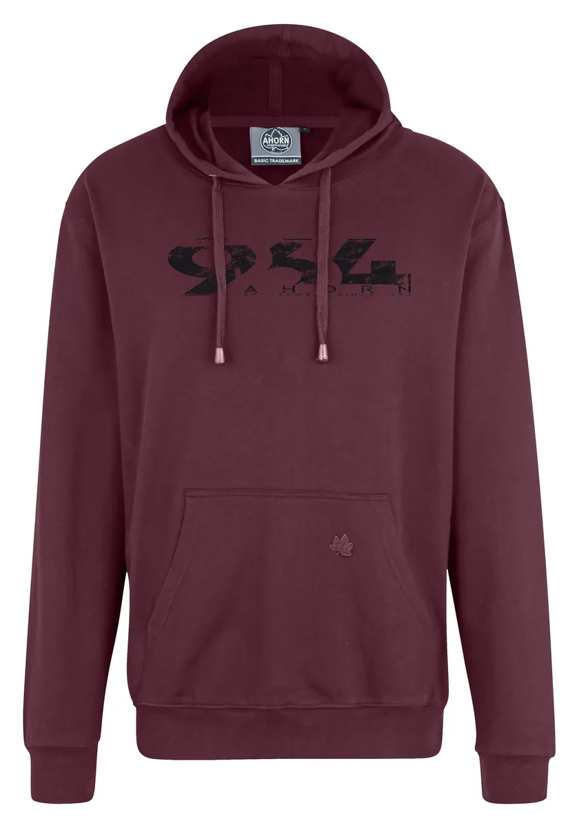 

Толстовка AHORN SPORTSWEAR с капюшоном "964_BLACK", с модным принтом, красный