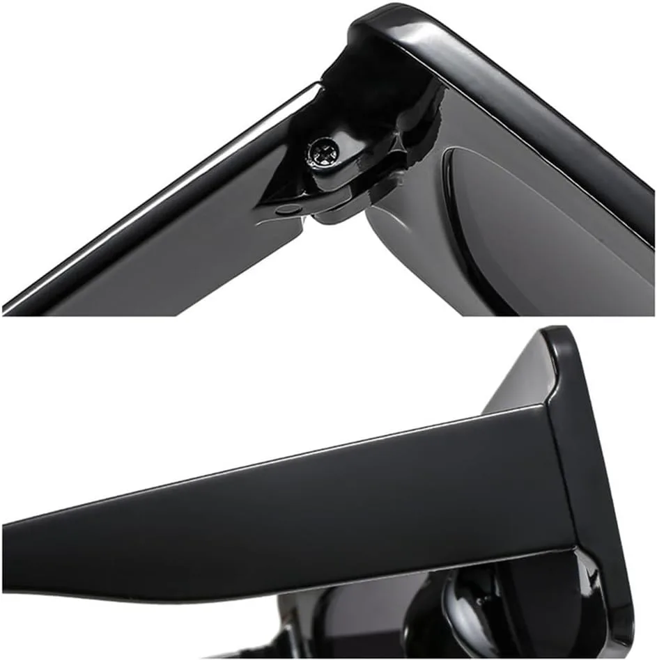 

Популярные солнцезащитные очки LVTFCO для женщин в стиле ретро, ​​большая оправа, розовые прямоугольные, модные очки с защитой от УФ-излучения UV400, Yellow Tea