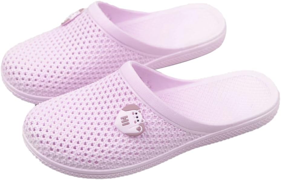 

Женские банные тапочки Caistre с отверстиями, легкие шлепанцы для ванной, для дома и улицы, противоскользящие, для бассейна и пляжа, пурпурный