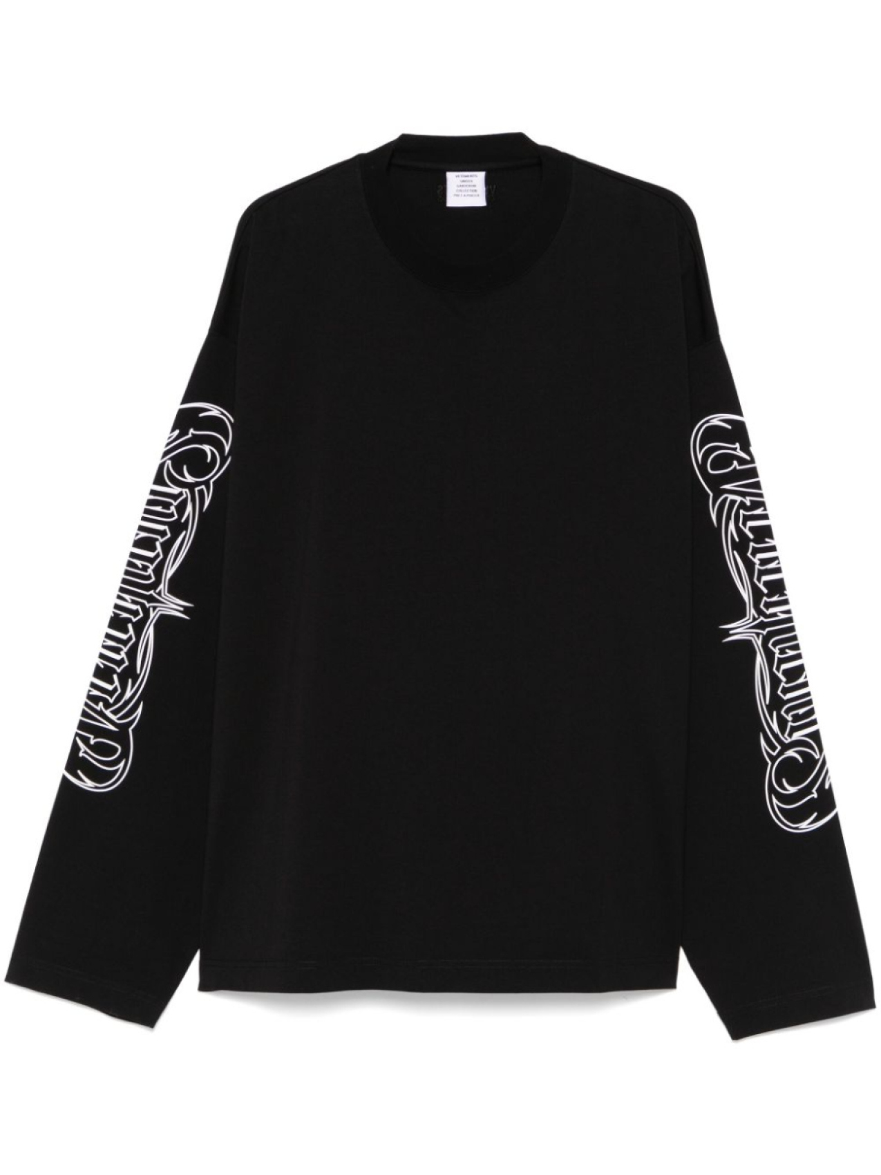 

VETEMENTS футболка с логотипом, черный