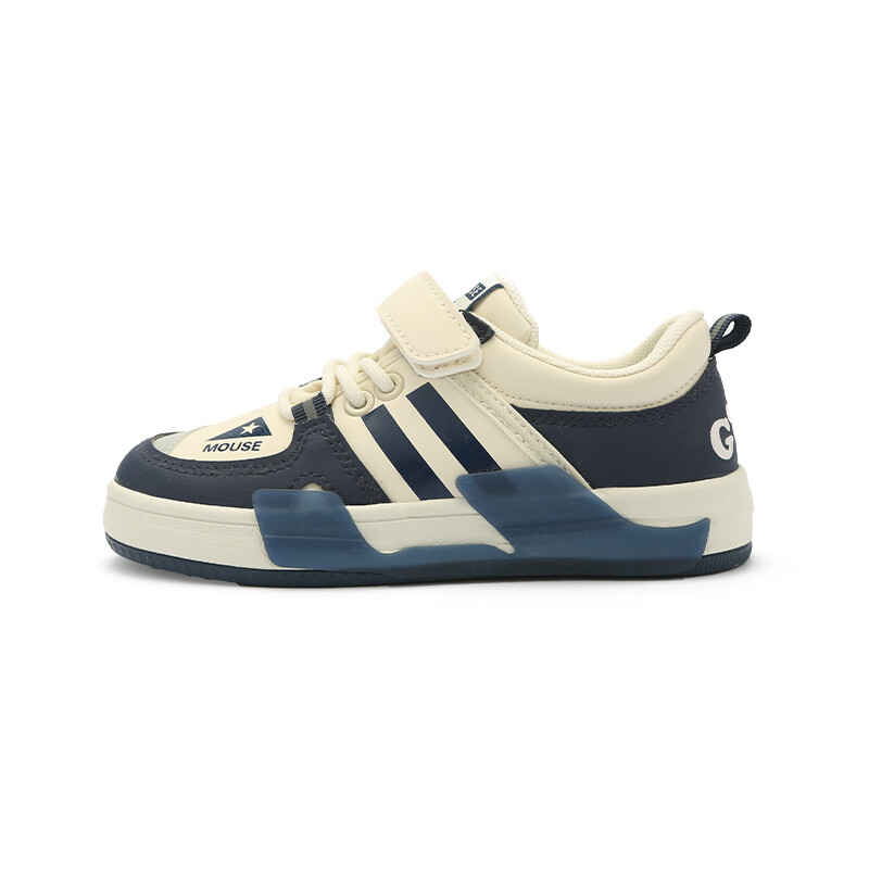 

Детские кроссовки для скейтбординга Kids Low-top бежевый/синий Disney, бежевый/синий