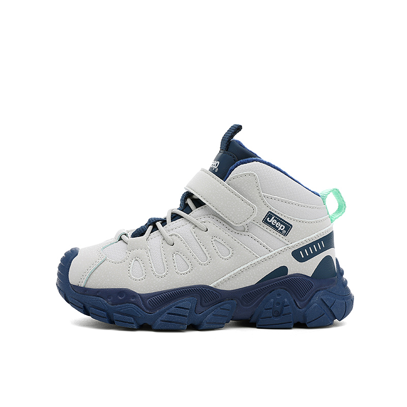 

Jeep Скользоустойчивые, износостойкие, легкие кроссовки с термоамортизацией Mid top Starry Blue для детей