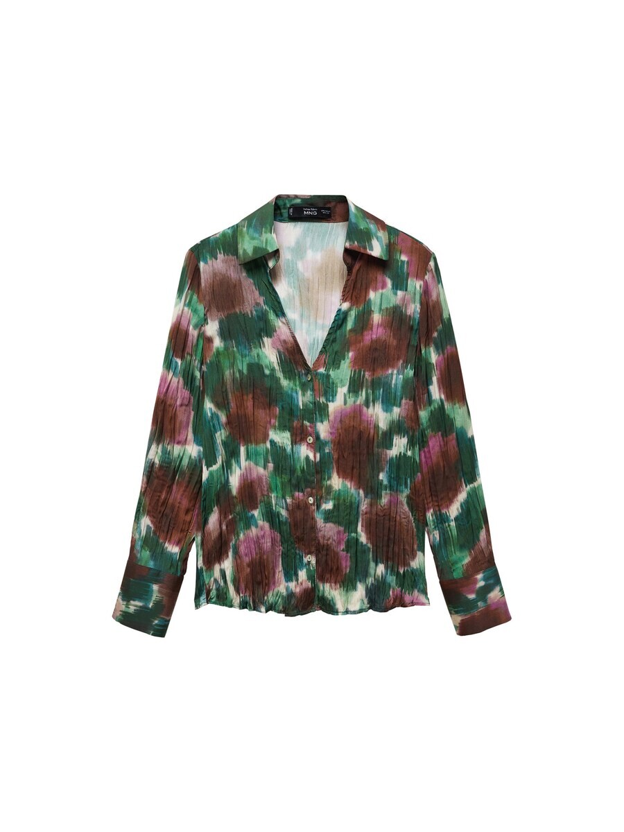 

Блуза Mango NOGAL, цвет Green/Pastel Green