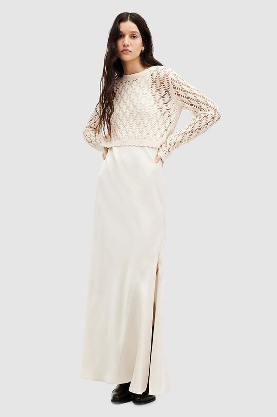 

Платье и свитер Erin Dress AllSaints, бежевый