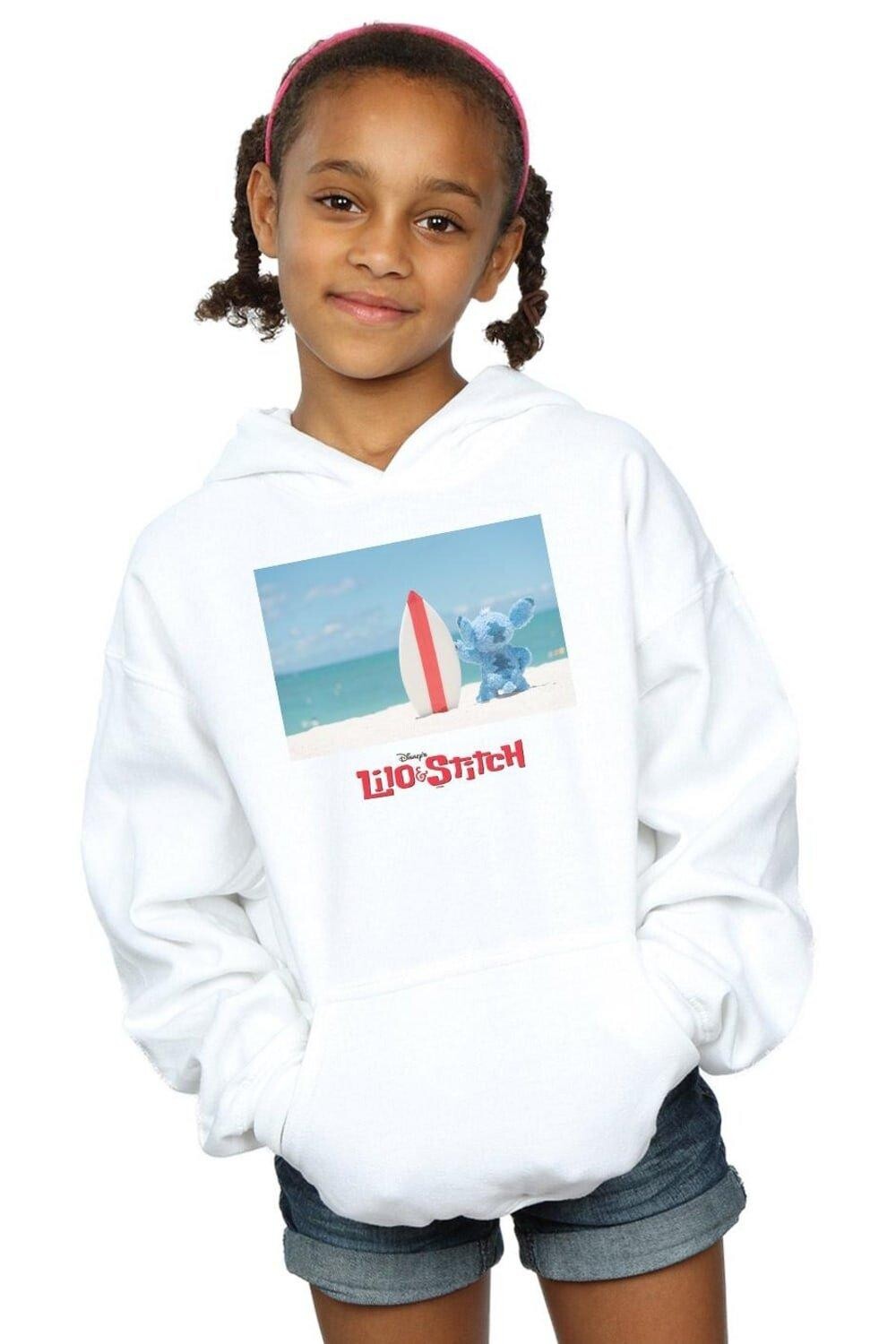 

Пляжная толстовка для серфинга «Лило и Стич» Disney, белый