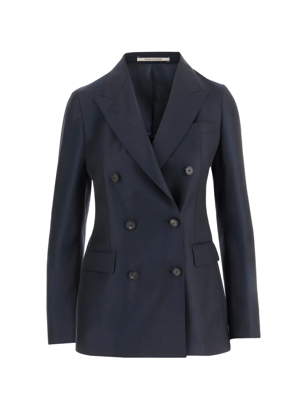 

Двубортный пиджак с заостренными лацканами Tagliatore, синий