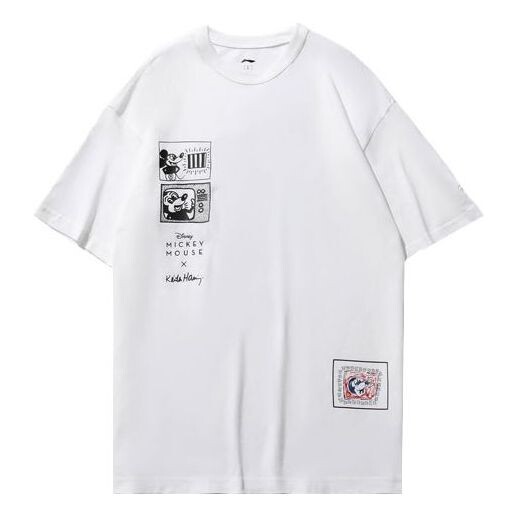 

Футболка disney mickey x keith haring Li-Ning, белый