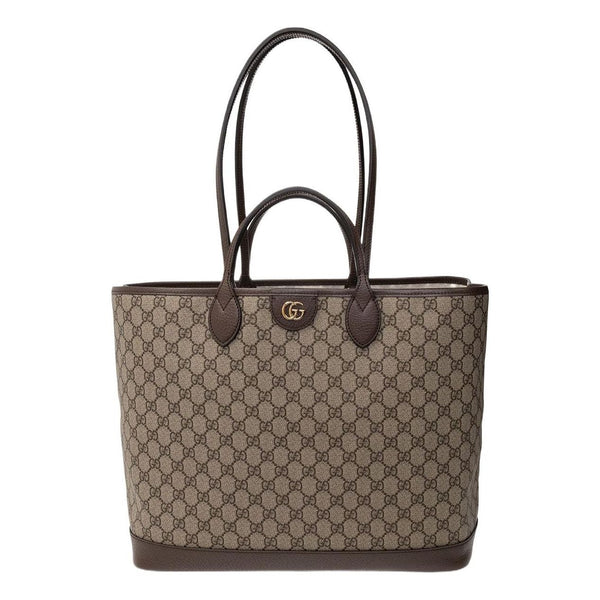 

Сумка ophidia large tote bag 'beige ebony' Gucci, бежевый