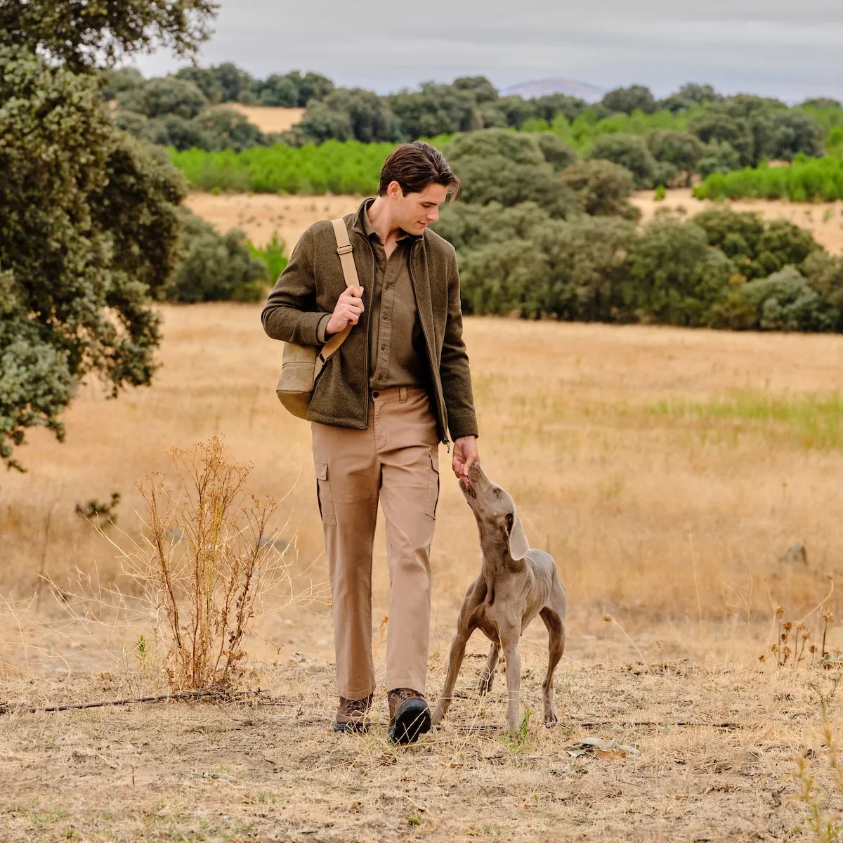 

Мужские хлопковые карго-штаны Verhunt, бежевый