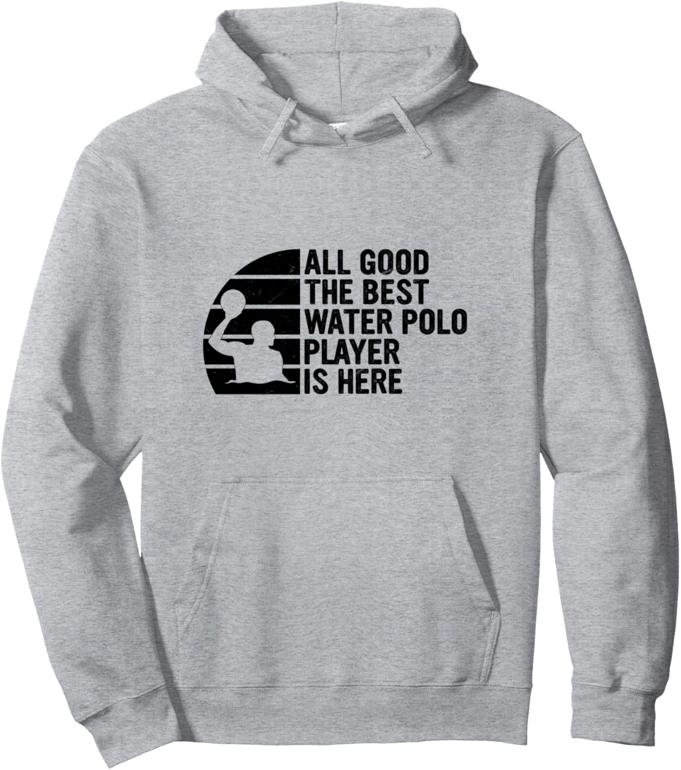 

Лучшие игроки в водное поло здесь - Толстовка с капюшоном WaterPolo Waterpolo Player Funny Waterpolo Quotes, серый