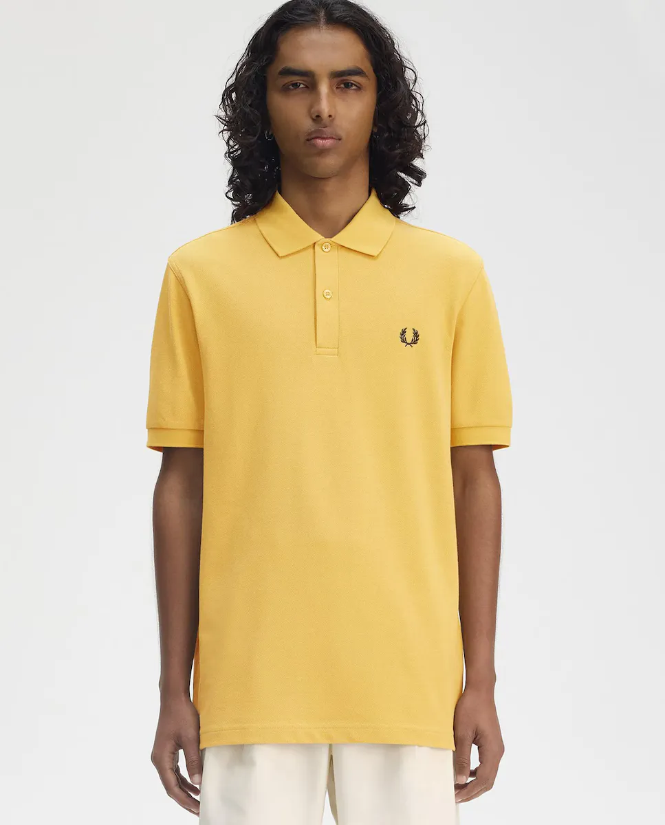 

Мужская поло с коротким рукавом и лавровым венком Fred Perry, желтый