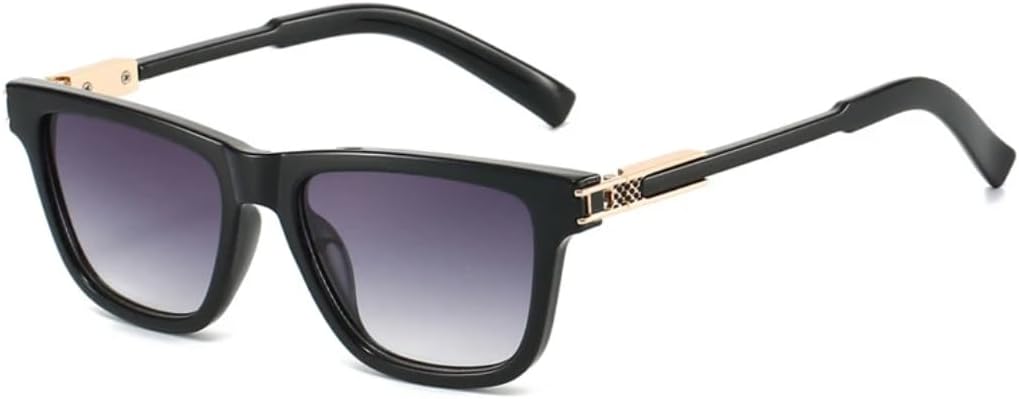 

Ретро квадратные солнцезащитные очки для женщин, градиентные, защита от УФ-излучения UV400, модные для мужчин, для активного отдыха, в стиле панк TVTBBVV, Black Gray Gradient