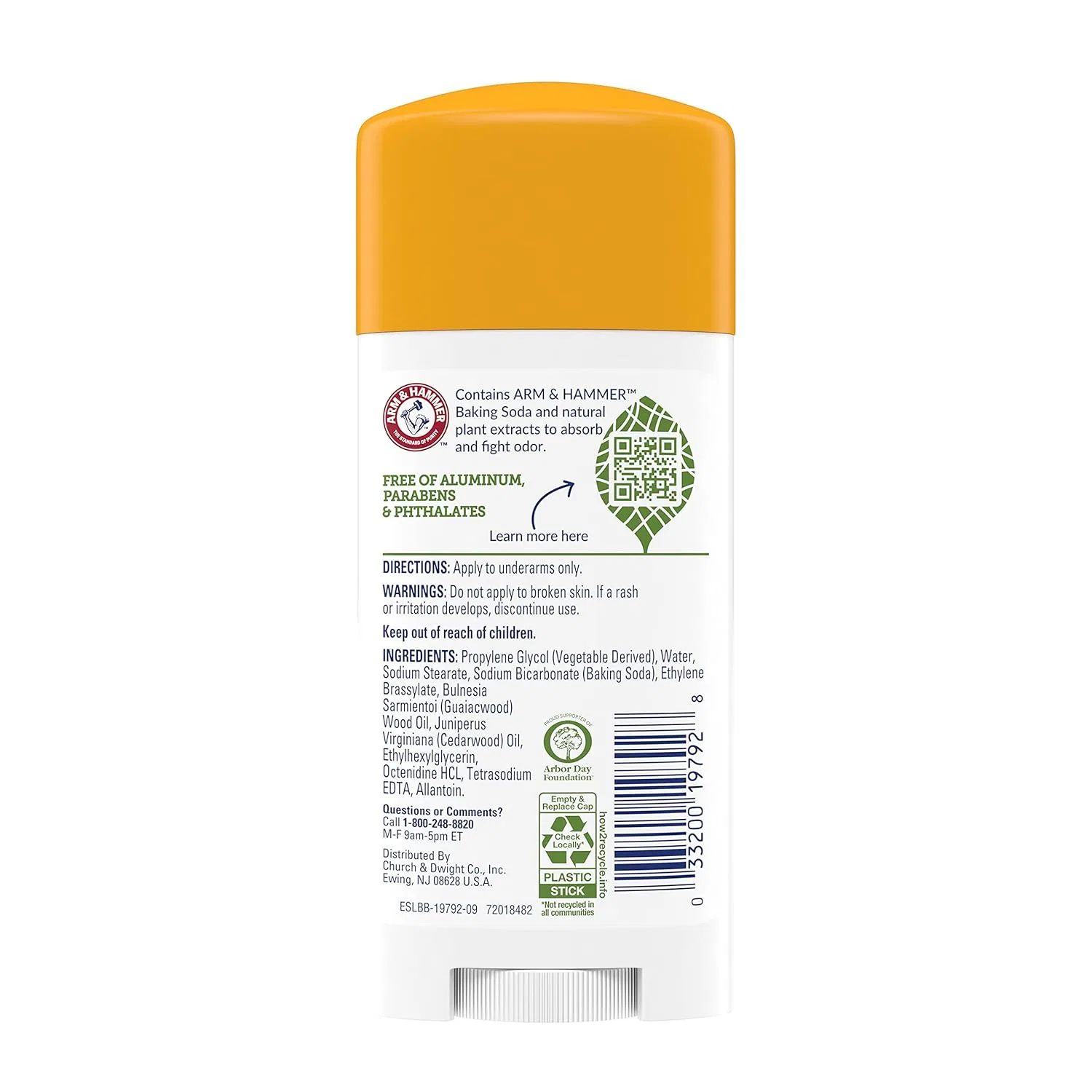 Дезодорант-антиперспирант Arm and Hammer Essentials G без запаха Arm & Hammer — фото 3
