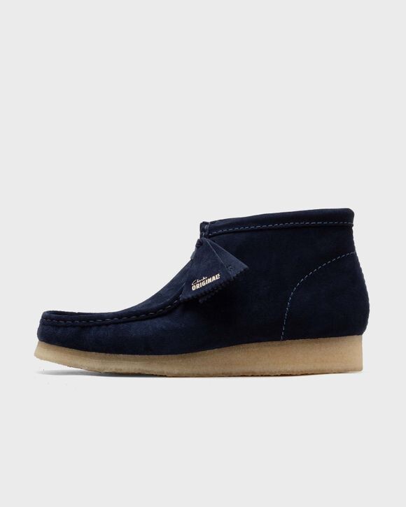 

Ботинки Clarks Originals Wallabee Boot, цвет ink suede