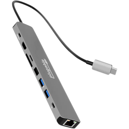 

Док-станция Plugable 9-in-1 USB-C Hub with 4K HDMI and 140W Power USBC-9IN1E