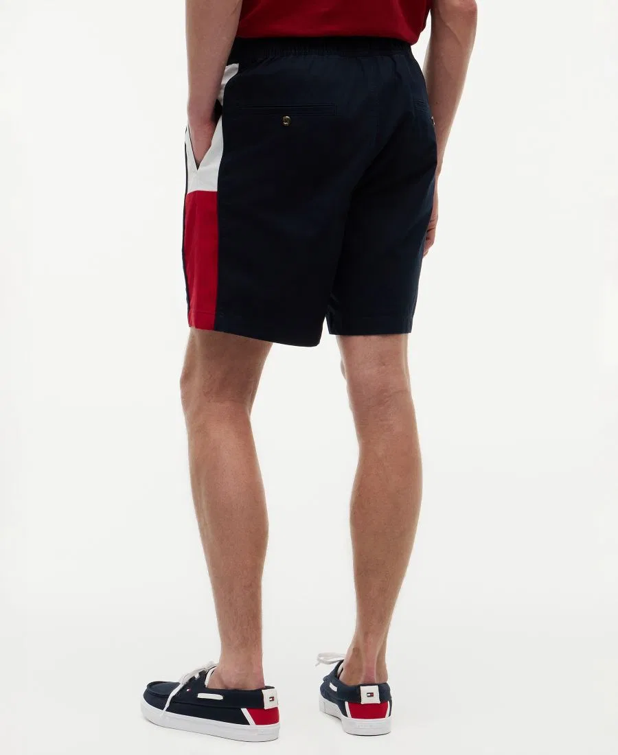 Мужские шорты Dover 20 см , стандартного кроя, из поплина с логотипом Tommy Hilfiger — фото 4