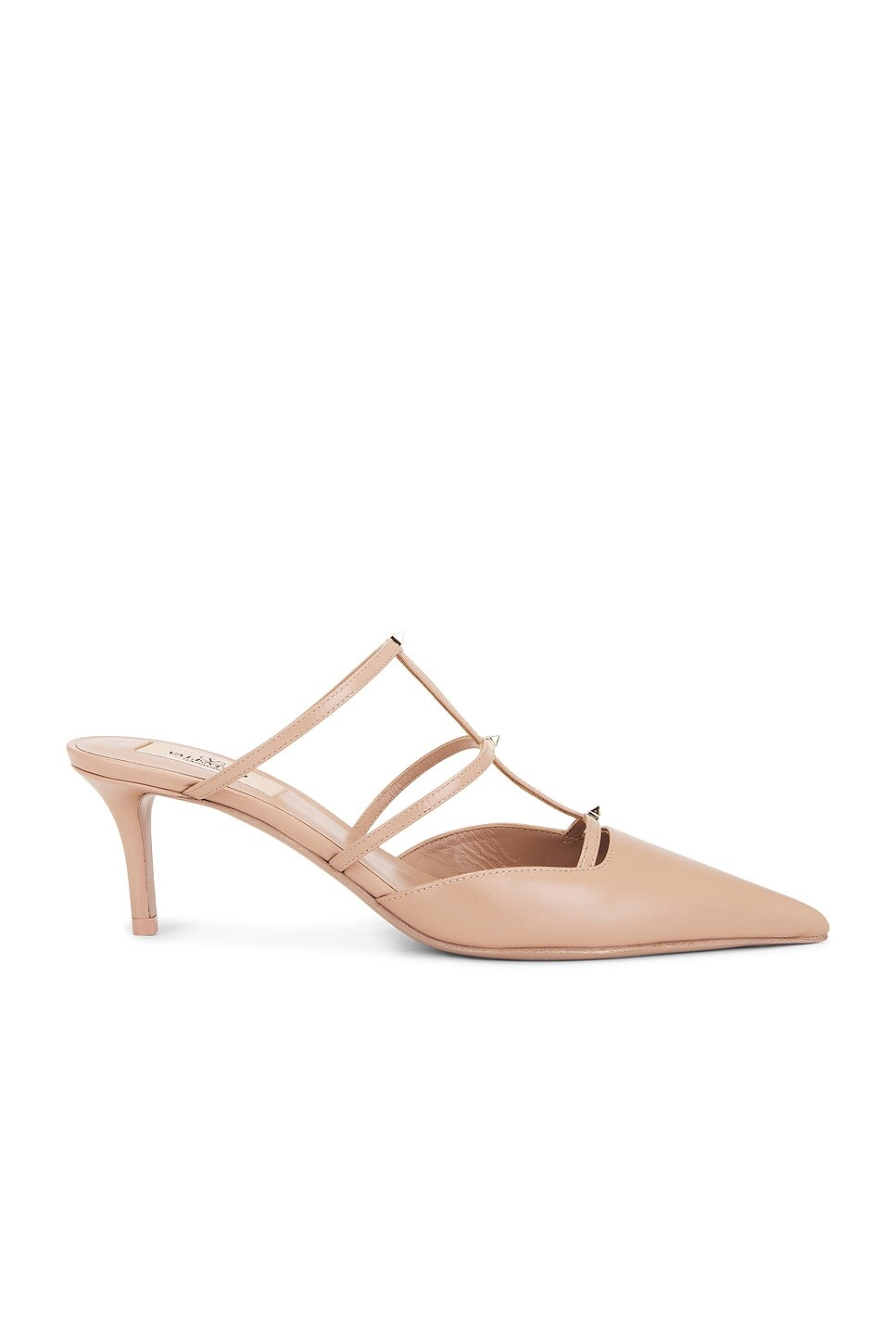 

Мюли женские Rockstud Wispy Mule Valentino Garavani, цвет Rose Cannelle