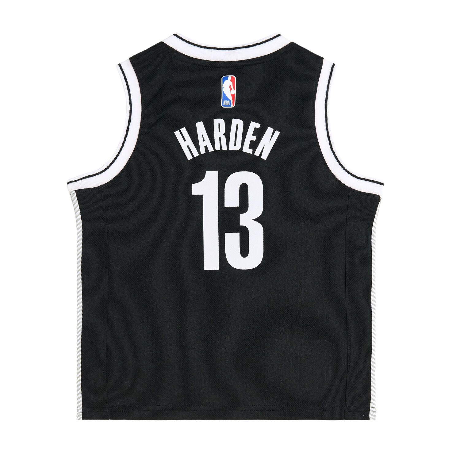 Nike Футболка баскетбольная Brooklyn Nets Harden Black для малышей — фото 3