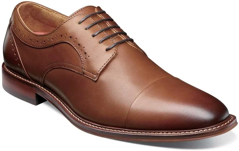 Мужские туфли Stacy Adams Maddox Oxford Toe Cap, коричневый/шоколадный