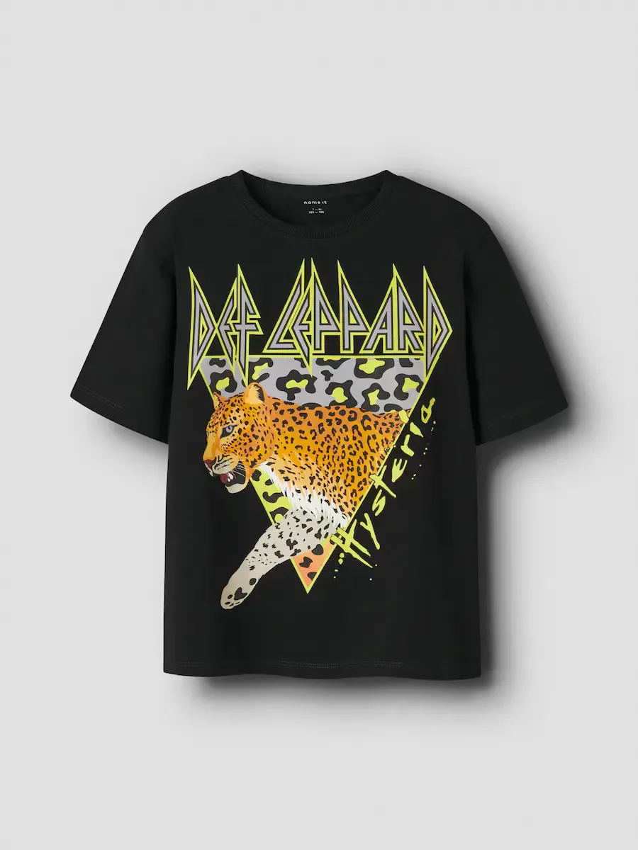 Футболка Def Leopard Name it, черный