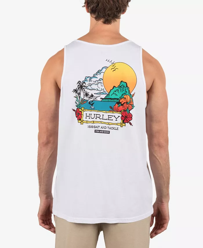 

Мужская майка Bait Hurley, белый