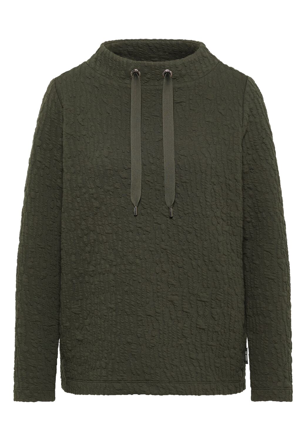 

CECIL Лонгслив в темно-зеленом цвете