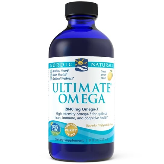 

Nordic Naturals, Ultimate Omega жидкость 2840 мг со вкусом лимона 237 мл