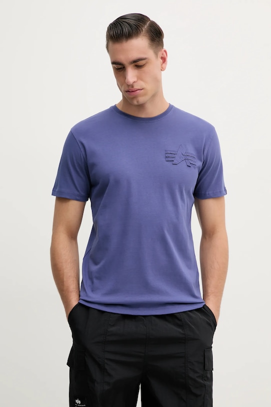 

Хлопковая футболка Coach T BE Alpha Industries, фиолетовый
