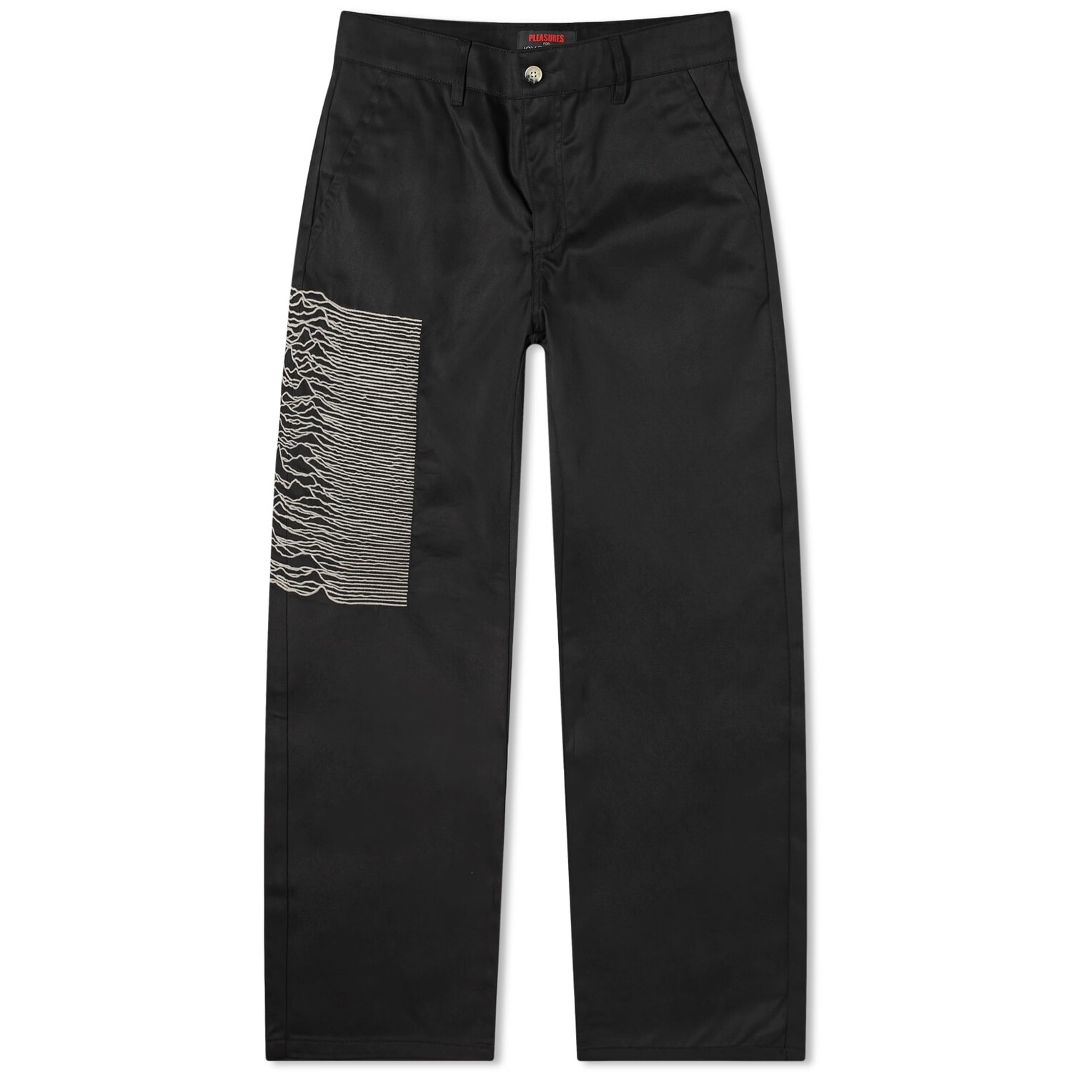 

Брюки Pleasures Shadow Play Work Trousers, черный