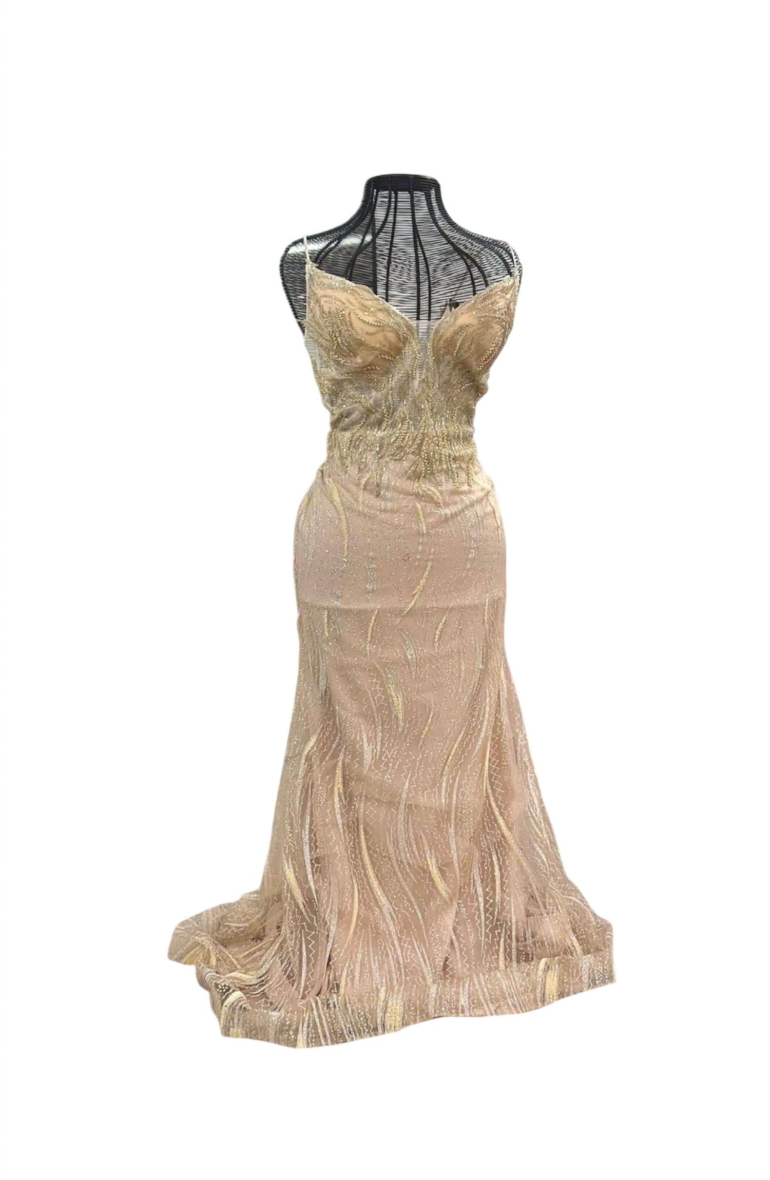 

Женское платье Make A Die Statement - Plus In золотой Juliet, золотой