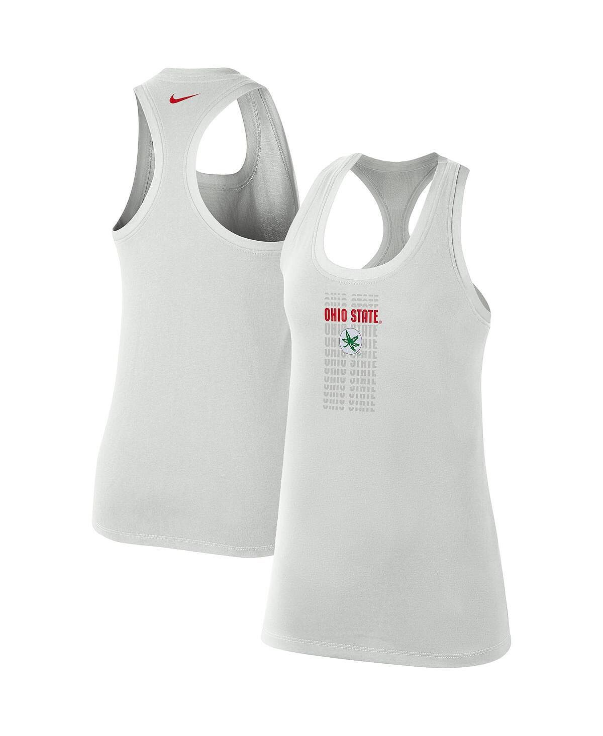 

Женская серая майка Ohio State Buckeyes Game Time Nike, серый