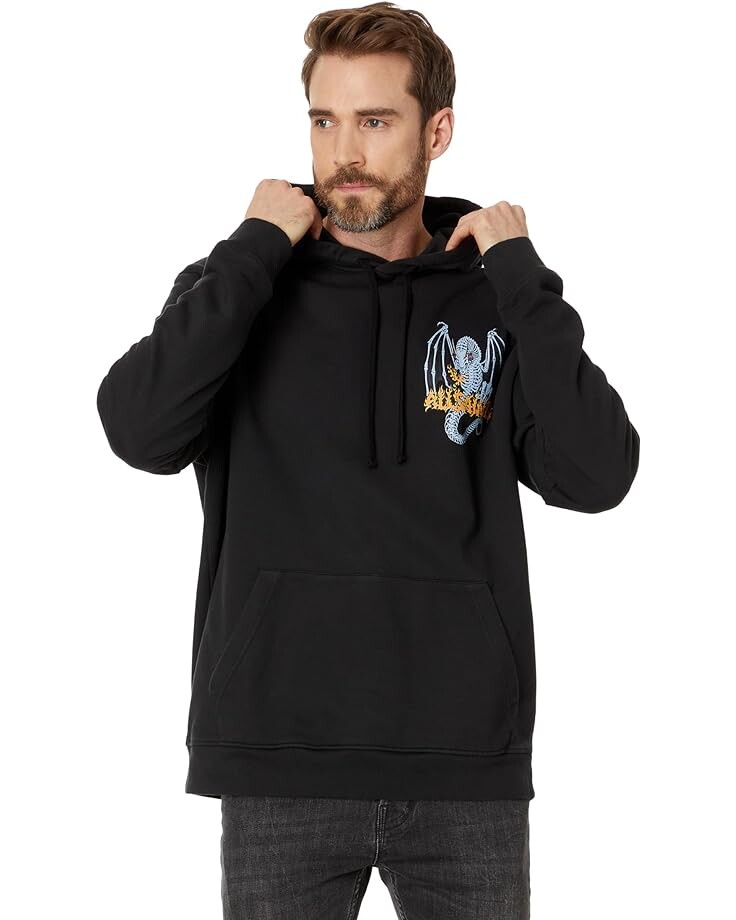 

Худи AllSaints Dragonskull Oth, черный