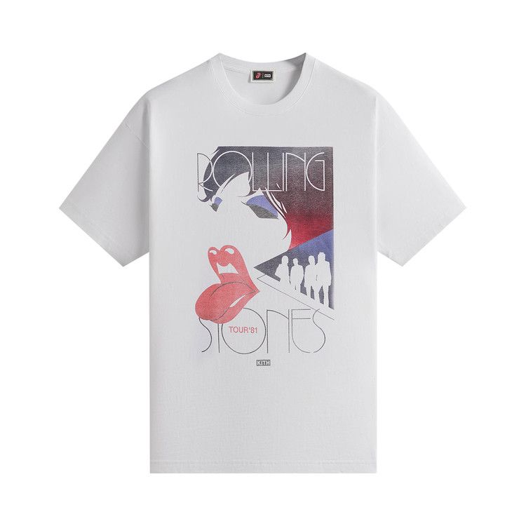 

Футболка Kith For The Rolling Stones Tour 1981 Tee, White