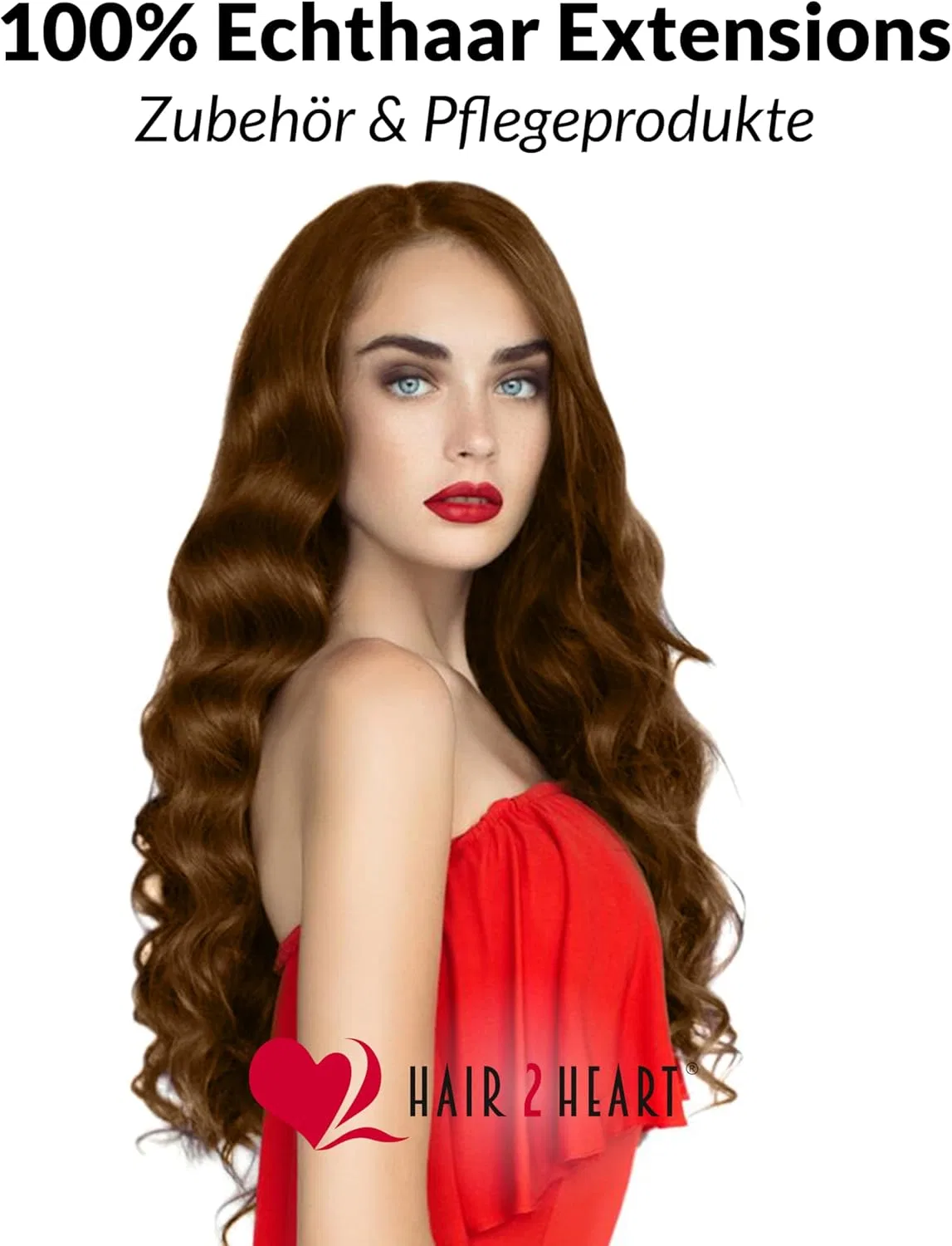 Прямые микроринговые накладные волосы из натуральных волос от hair2heart Hair2Heart — фото 2